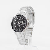 Buy Shop Maserati SFIDA Chronograph Black Dial Silver Steel Strap Watch For Men - R8873640015 USA Online