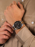 Buy Shop Maserati SFIDA Chronograph Black Dial Two Tone Steel Strap Watch For Men - R8873640002 USA Online