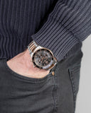 Buy Shop Maserati SFIDA Chronograph Black Dial Two Tone Steel Strap Watch For Men - R8873640002 USA Online