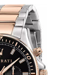 Buy Shop Maserati SFIDA Chronograph Black Dial Two Tone Steel Strap Watch For Men - R8873640009 USA Online