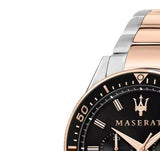 Buy Shop Maserati SFIDA Chronograph Black Dial Two Tone Steel Strap Watch For Men - R8873640009 USA Online