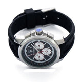 Buy Shop Maserati SFIDA Chronograph Black Silver Dial Black Rubber Strap Watch For Men - R8851123001 USA Online