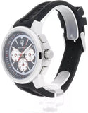 Buy Shop Maserati SFIDA Chronograph Black Silver Dial Black Rubber Strap Watch For Men - R8851123001 USA Online