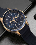 Buy Shop Maserati SFIDA Chronograph Blue Dial Blue Rubber Strap Watch For Men - R8871640004 USA Online