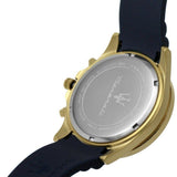 Buy Shop Maserati SFIDA Chronograph Blue Dial Blue Rubber Strap Watch For Men - R8871640004 USA Online