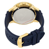 Buy Shop Maserati SFIDA Chronograph Blue Dial Blue Rubber Strap Watch For Men - R8871640004 USA Online