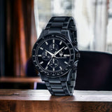 Buy Shop Maserati SFIDA Chronograph Blue Dial Blue Steel Strap Watch For Men - R8873640023 USA Online