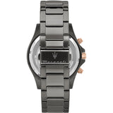 Buy Shop Maserati SFIDA Chronograph Blue Dial Grey Steel Strap Watch For Men - R8873640001 USA Online