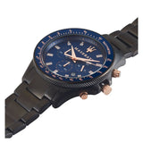 Buy Shop Maserati SFIDA Chronograph Blue Dial Grey Steel Strap Watch For Men - R8873640001 USA Online