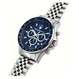 Buy Shop Maserati SFIDA Chronograph Blue Dial Silver Steel Strap Watch for Men - R8873640025 USA Online