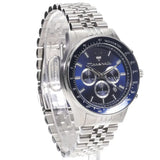 Buy Shop Maserati SFIDA Chronograph Blue Dial Silver Steel Strap Watch for Men - R8873640025 USA Online