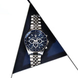 Buy Shop Maserati SFIDA Chronograph Blue Dial Silver Steel Strap Watch for Men - R8873640025 USA Online