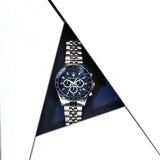 Buy Shop Maserati SFIDA Chronograph Blue Dial Silver Steel Strap Watch for Men - R8873640025 USA Online