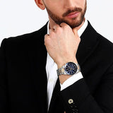 Buy Shop Maserati SFIDA Chronograph Blue Dial Two Tone Steel Strap Watch For Men - R8873640012 USA Online