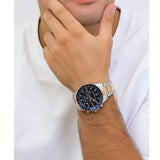 Buy Shop Maserati SFIDA Chronograph Blue Dial Two Tone Steel Strap Watch for Men - R8873640022 USA Online