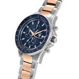 Buy Shop Maserati SFIDA Chronograph Blue Dial Two Tone Steel Strap Watch for Men - R8873640022 USA Online