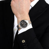 Buy Shop Maserati SFIDA Chronograph Grey Dial Two Tone Steel Strap Watch for Men - R8873640021 USA Online
