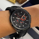 Buy Shop Maserati SFIDA Chronograph Quartz Stainless Steel Black Dial Watch For Men - R8851123007 USA Online