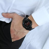 Buy Shop Maserati SFIDA Chronograph Quartz Stainless Steel Black Dial Watch For Men - R8851123007 USA Online