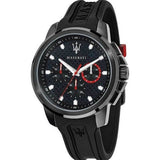 Buy Shop Maserati SFIDA Chronograph Quartz Stainless Steel Black Dial Watch For Men - R8851123007 USA Online