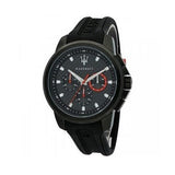 Buy Shop Maserati SFIDA Chronograph Quartz Stainless Steel Black Dial Watch For Men - R8851123007 USA Online