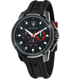 Buy Shop Maserati SFIDA Chronograph Quartz Stainless Steel Black Dial Watch For Men - R8851123007 USA Online