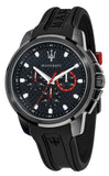 Buy Shop Maserati SFIDA Chronograph Quartz Stainless Steel Black Dial Watch For Men - R8851123007 USA Online