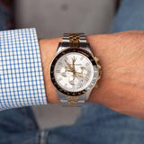 Buy Shop Maserati SFIDA Chronograph Silver Dial Two Tone Steel Strap Watch for Men - R8873640024 USA Online