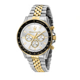 Buy Shop Maserati SFIDA Chronograph Silver Dial Two Tone Steel Strap Watch for Men - R8873640024 USA Online