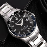 Buy Shop Maserati SFIDA Limited Edition Black Dial Silver Steel Strap Watch for Men - R8853140011 USA Online