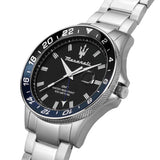 Buy Shop Maserati SFIDA Limited Edition Black Dial Silver Steel Strap Watch for Men - R8853140011 USA Online