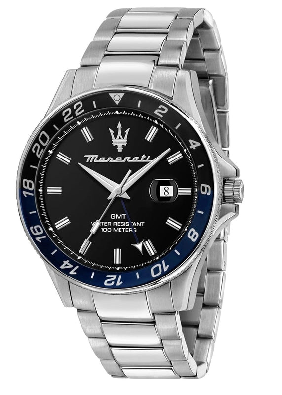 Buy Shop Maserati SFIDA Limited Edition Black Dial Silver Steel Strap Watch for Men - R8853140011 USA Online