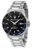 Buy Shop Maserati SFIDA Limited Edition Black Dial Silver Steel Strap Watch for Men - R8853140011 USA Online