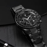Buy Shop Maserati SFIDA Limited Edition Chronograph Black Dial Black Steel Strap Watch for Men - R8873640016 USA Online