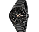 Buy Shop Maserati SFIDA Limited Edition Chronograph Black Dial Black Steel Strap Watch for Men - R8873640016 USA Online