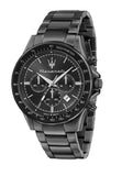 Buy Shop Maserati SFIDA Limited Edition Chronograph Black Dial Black Steel Strap Watch for Men - R8873640016 USA Online