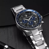Buy Shop Maserati SFIDA Limited Edition Chronograph Grey Dial Silver Steel Strap Watch for Men - R8873640018 USA Online