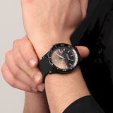 Buy Shop Maserati SFIDA Quartz Black Dial Black Rubber Strap Watch For Men - R8851140001 USA Online