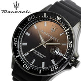 Buy Shop Maserati SFIDA Quartz Black Dial Black Rubber Strap Watch For Men - R8851140001 USA Online