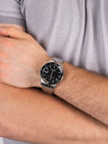 Buy Shop Maserati SFIDA Quartz Black Dial Stainless Steel Watch For Men - R8853140002 USA Online