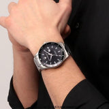 Buy Shop Maserati SFIDA Quartz Black Dial Stainless Steel Watch For Men - R8853140002 USA Online