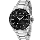 Buy Shop Maserati SFIDA Quartz Black Dial Stainless Steel Watch For Men - R8853140002 USA Online