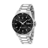 Buy Shop Maserati SFIDA Quartz Black Dial Stainless Steel Watch For Men - R8853140002 USA Online