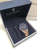Buy Shop Maserati SFIDA Quartz Blue Dial Stainless Steel 44mm Watch For Men - R8853140003 USA Online
