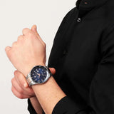 Buy Shop Maserati SFIDA Quartz Blue Dial Stainless Steel 44mm Watch For Men - R8853140003 USA Online