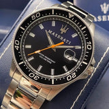 Buy Shop Maserati SFIDA Quartz Bue Dial Stainless Steel Watch For Men - R8853140001 USA Online