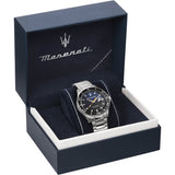 Buy Shop Maserati SFIDA Quartz Bue Dial Stainless Steel Watch For Men - R8853140001 USA Online