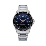 Buy Shop Maserati SFIDA Quartz Bue Dial Stainless Steel Watch For Men - R8853140001 USA Online