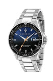 Buy Shop Maserati SFIDA Quartz Bue Dial Stainless Steel Watch For Men - R8853140001 USA Online