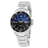 Buy Shop Maserati SFIDA Quartz Bue Dial Stainless Steel Watch For Men - R8853140001 USA Online